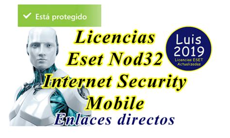 Licencias eset nod32 actualizadas 2022 2024 Gratis .